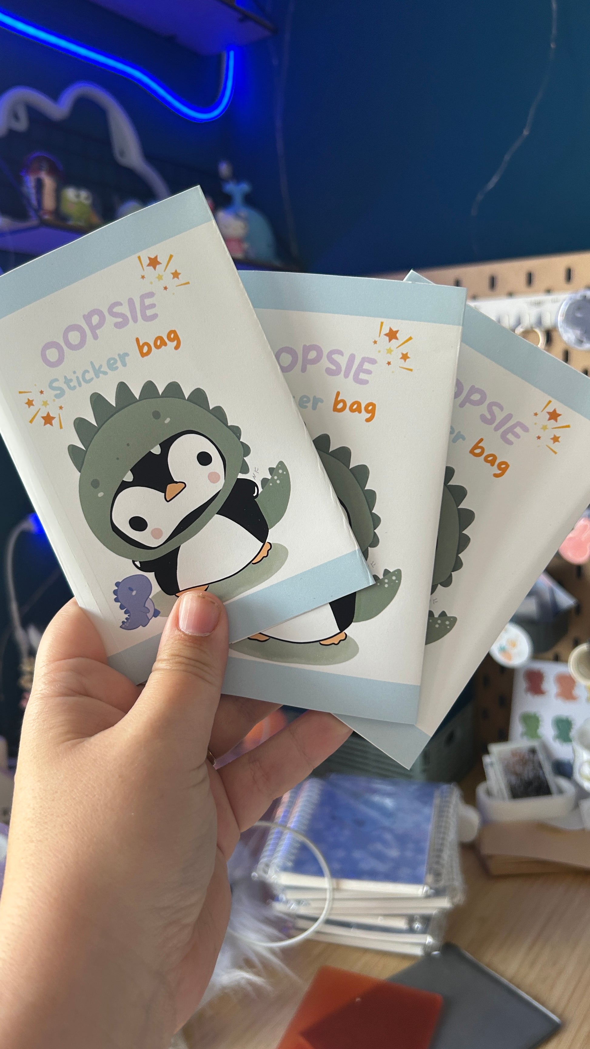 Oopsie  sticker bag