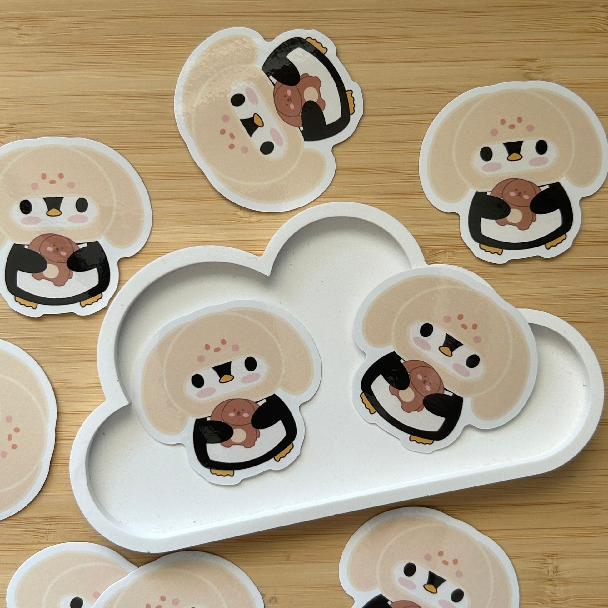 Vinyl 5cm Sticker Ping in Tieranzug teil 2