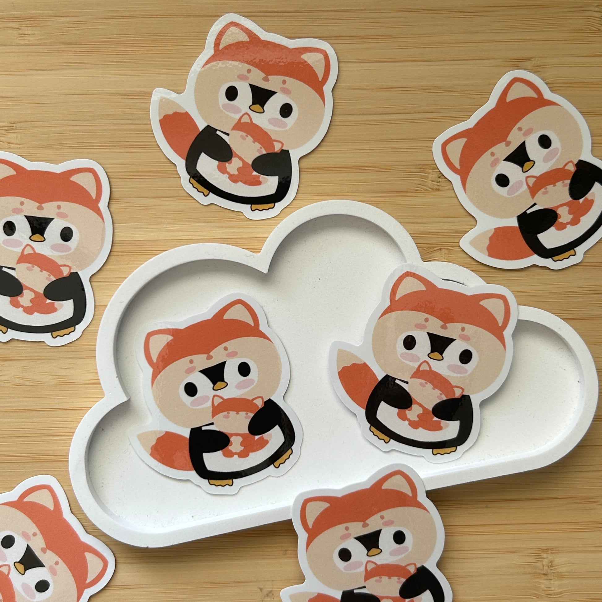 Vinyl 5cm Sticker Ping in Tieranzug teil 2