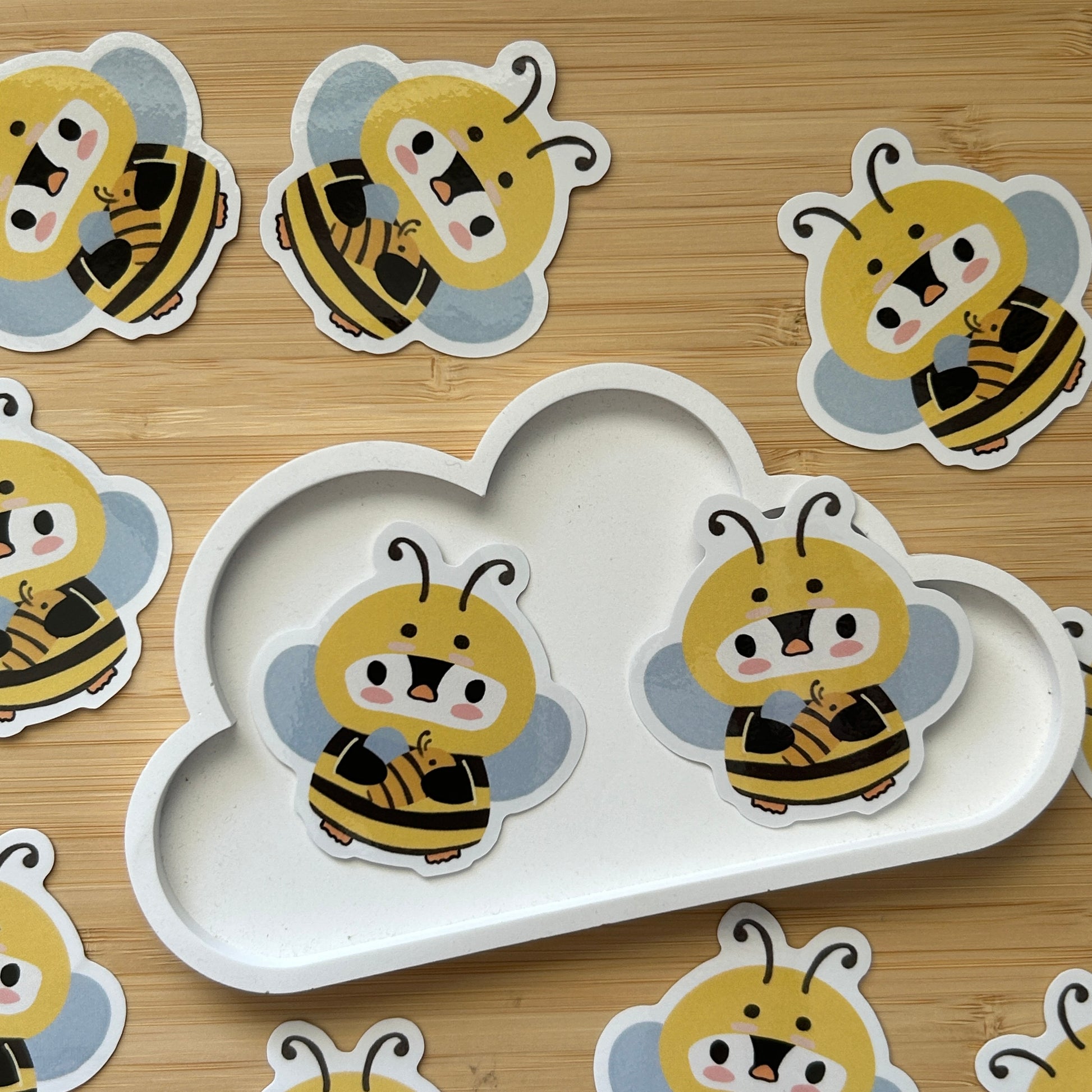 Vinyl 5cm Sticker Ping in Tieranzug teil 2