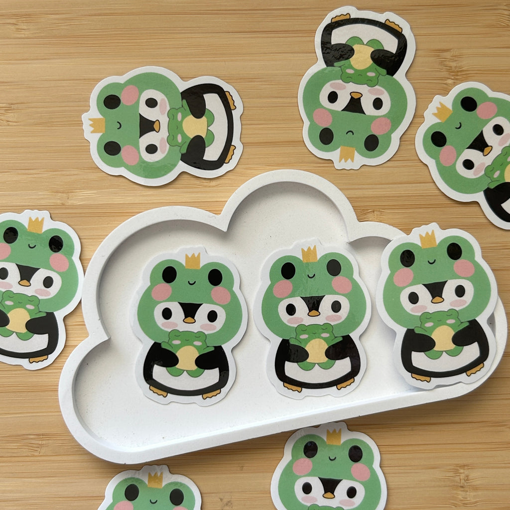 Vinyl 5cm Sticker Ping in Tieranzug teil 2